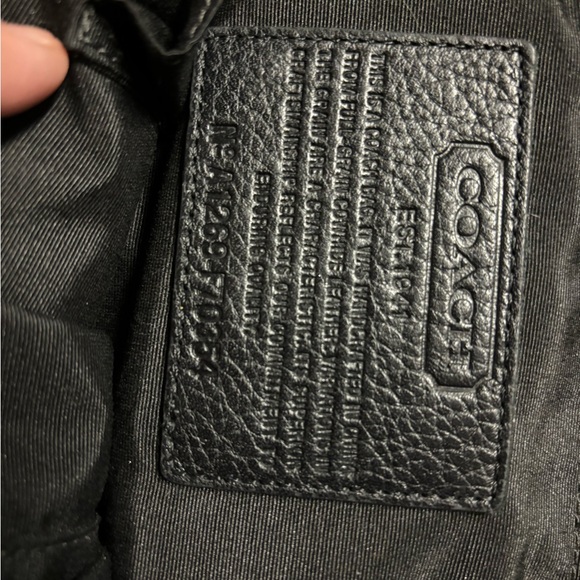 Coach Black Leather Men's Bag - Picture 8 of 8